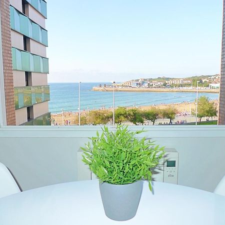 Apartamento San Lorenzo Playa. Vistas Al Mar. Gijón Esterno foto